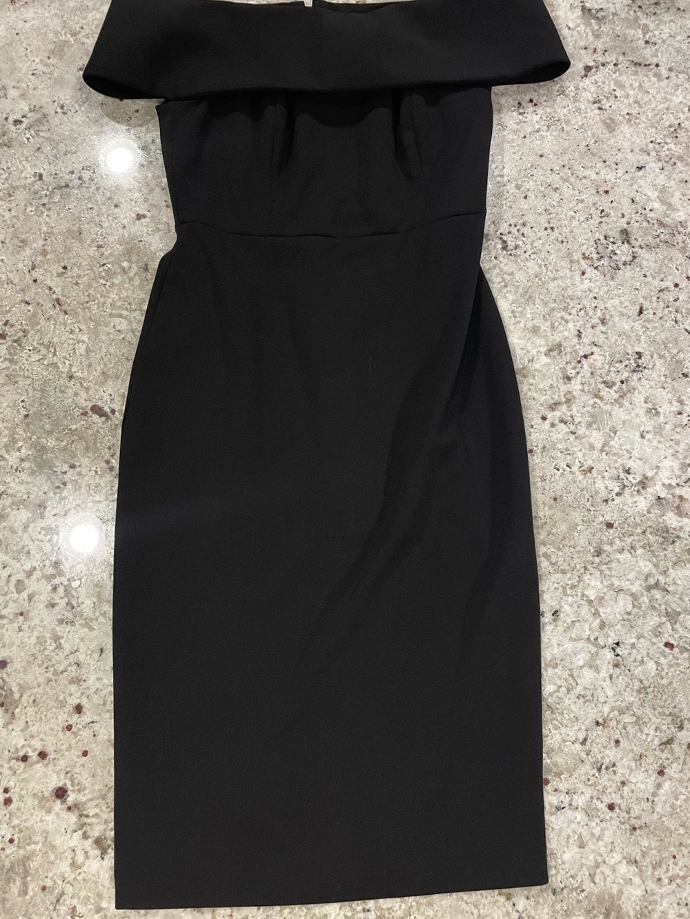 Calvin Klein Black One-Shoulder Sheath Dress